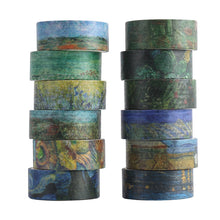 Load image into Gallery viewer, Limited Edition - Van Gogh Painting Washi Tape Set - Original Kawaii Pen