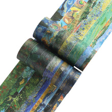 Load image into Gallery viewer, Limited Edition - Van Gogh Painting Washi Tape Set - Original Kawaii Pen