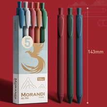 Load image into Gallery viewer, Morandi & Retro Color Gel Pen Sets (5pcs)