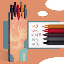Load image into Gallery viewer, Morandi & Retro Color Gel Pen Sets (5pcs)
