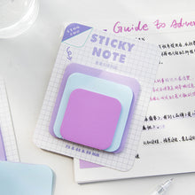 Load image into Gallery viewer, Rosy Posy Bright Color Sticky Notes (4 Colors)