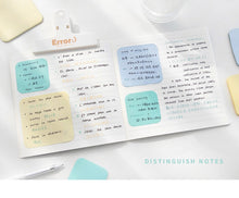 Load image into Gallery viewer, Rosy Posy Bright Color Sticky Notes (4 Colors)