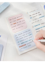Load image into Gallery viewer, Rosy Posy Bright Color Sticky Notes (4 Colors)