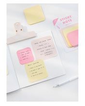 Load image into Gallery viewer, Rosy Posy Bright Color Sticky Notes (4 Colors)