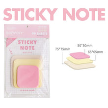 Load image into Gallery viewer, Rosy Posy Bright Color Sticky Notes (4 Colors)