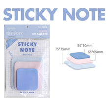 Load image into Gallery viewer, Rosy Posy Bright Color Sticky Notes (4 Colors)