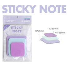 Load image into Gallery viewer, Rosy Posy Bright Color Sticky Notes (4 Colors)