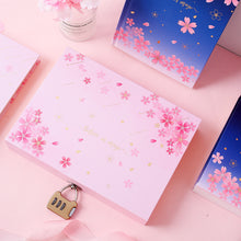 Load image into Gallery viewer, Believe in Magic Sakura Hardcover Notebook