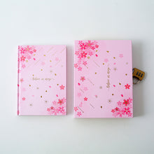 Load image into Gallery viewer, Believe in Magic Sakura Hardcover Notebook