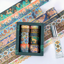 Load image into Gallery viewer, Japanese Vintage Style Foiled Masking Tapes (8-Designs)