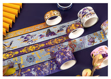 Load image into Gallery viewer, Japanese Vintage Style Foiled Masking Tapes (8-Designs)