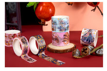 Load image into Gallery viewer, Japanese Vintage Style Foiled Masking Tapes (8-Designs)