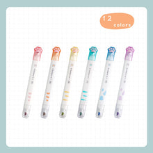 Load image into Gallery viewer, Cat Paw Series Dual-Sided Highlighter Set (6pcs)