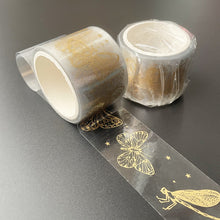 Load image into Gallery viewer, Golden Nature Transparent Masking Tapes