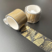 Load image into Gallery viewer, Golden Nature Transparent Masking Tapes
