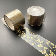 Load image into Gallery viewer, Golden Nature Transparent Masking Tapes