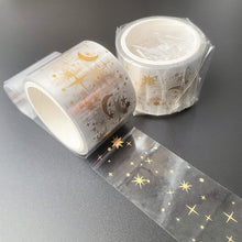 Load image into Gallery viewer, Golden Nature Transparent Masking Tapes