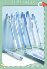 Load image into Gallery viewer, Colorful Kawaii Retractable Gel Pen & Highlighter Set (6pcs a set)