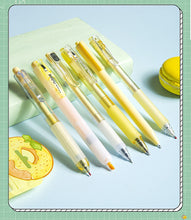 Load image into Gallery viewer, Colorful Kawaii Retractable Gel Pen & Highlighter Set (6pcs a set)