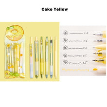 Load image into Gallery viewer, Colorful Kawaii Retractable Gel Pen & Highlighter Set (6pcs a set)