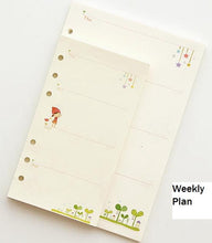 Load image into Gallery viewer, Cute Planner Filler Paper Series - A5 & A 6 - Original Kawaii Pen
