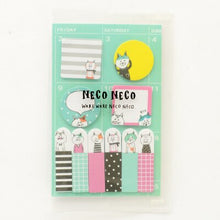 Load image into Gallery viewer, Animal Party Sticky Memo Set - Original Kawaii Pen