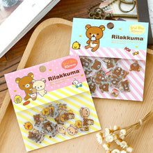 Load image into Gallery viewer, Rilakkuma Mini Bear Stickers (80pcs) - Original Kawaii Pen