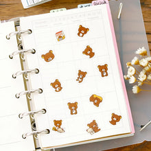 Load image into Gallery viewer, Rilakkuma Mini Bear Stickers (80pcs) - Original Kawaii Pen