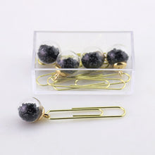 Load image into Gallery viewer, Glass Ball Paper Clips - Original Kawaii Pen