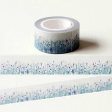 Load image into Gallery viewer, Lavender Flower Washi Tape