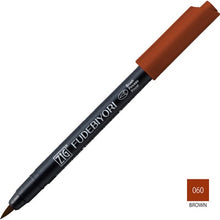 Load image into Gallery viewer, Kuretake ZIG Fudebiyori Metallic Brush Pen - (57 Colors) - Original Kawaii Pen