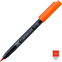 Load image into Gallery viewer, Kuretake ZIG Fudebiyori Metallic Brush Pen - (57 Colors) - Original Kawaii Pen