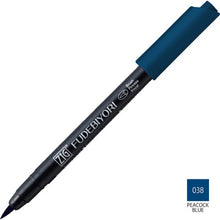 Load image into Gallery viewer, Kuretake ZIG Fudebiyori Metallic Brush Pen - (57 Colors) - Original Kawaii Pen
