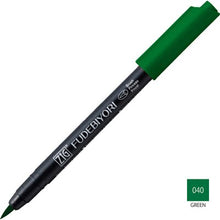 Load image into Gallery viewer, Kuretake ZIG Fudebiyori Metallic Brush Pen - (57 Colors) - Original Kawaii Pen
