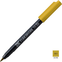 Load image into Gallery viewer, Kuretake ZIG Fudebiyori Metallic Brush Pen - (57 Colors) - Original Kawaii Pen