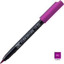 Load image into Gallery viewer, Kuretake ZIG Fudebiyori Metallic Brush Pen - (57 Colors) - Original Kawaii Pen