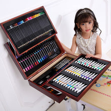 Load image into Gallery viewer, Premium Complete Painting Set in Vintage Wooden Box (176pcs) - Original Kawaii Pen
