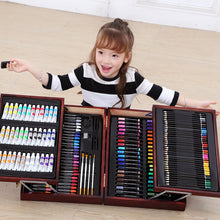 Load image into Gallery viewer, Premium Complete Painting Set in Vintage Wooden Box (176pcs) - Original Kawaii Pen