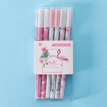 Load image into Gallery viewer, Signature Flamingo Gel Pen Set - ( 6 pcs)