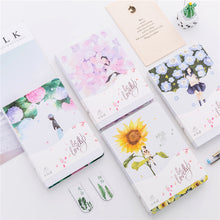 Load image into Gallery viewer, Kawaii Floating Floral Notebook - Original Kawaii Pen