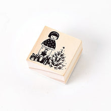 Load image into Gallery viewer, Vintage Xmas Night Wooden Stamps
