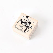 Load image into Gallery viewer, Vintage Xmas Night Wooden Stamps