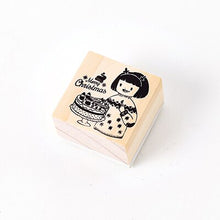 Load image into Gallery viewer, Vintage Xmas Night Wooden Stamps