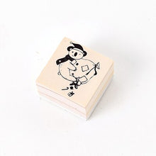 Load image into Gallery viewer, Vintage Xmas Night Wooden Stamps