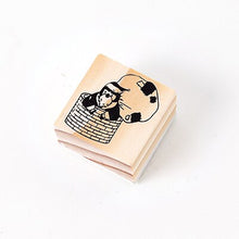 Load image into Gallery viewer, Vintage Xmas Night Wooden Stamps