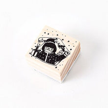 Load image into Gallery viewer, Vintage Xmas Night Wooden Stamps