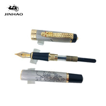 Load image into Gallery viewer, Vintage Style Japanese Dragon Fountain Pen in Wooden Box
