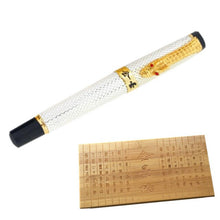 Load image into Gallery viewer, Vintage Style Japanese Dragon Fountain Pen in Wooden Box