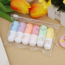Load image into Gallery viewer, Original Kawaii Vitamin Capsule Highlighter ⭐Pack of 6 pcs ⭐ - Original Kawaii Pen