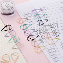 Load image into Gallery viewer, Cute Waterdrop Paperclips